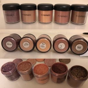 5 full sized MAC pigments